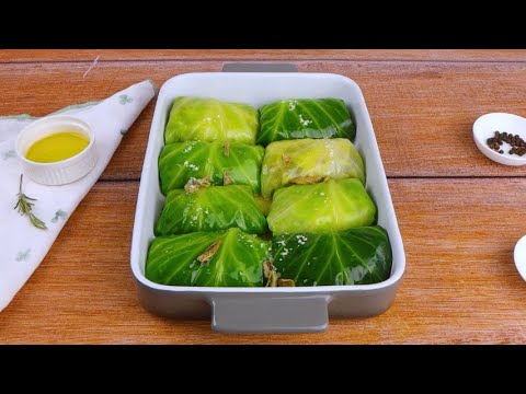 CABBAGE ROLLS: stuffed with MEAT and POTATOES they will be really TASTY! 💚