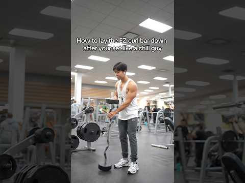 If you do this with the EZ Curl Bar you’re a chill guy