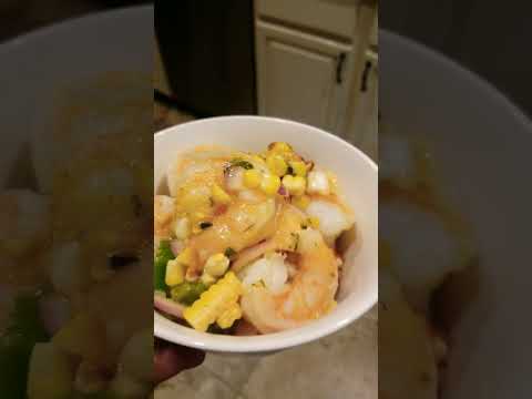 shrimp rice bowl #shrimp #ricerecipe #ricebowl