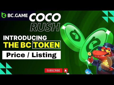 BC Token price and listing Update || BC game coco rush new update || BC coco rush #bc