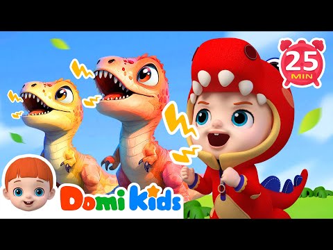 Dancing Baby Dinosaur! 🦖 | Fun Song for Toddlers | Nursery Rhymes & Kids Songs by Domi Kids