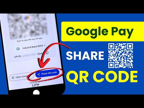 Share QR Code In Google Pay Application