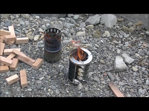 TWIN-TURBO(ツインターボ)  バックパッキングストーブ TT-SOLO河原 Backpacking Wood  Stove