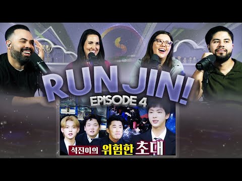 BTS "RUN JIN Episode 4" - Reaction -  A New Game with a familiar face!! 😄 | Couples React