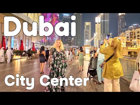 Dubai 🇦🇪 Amazing City Center, Burj Khalifa, Downtown Dubai [4K] Walking Tour