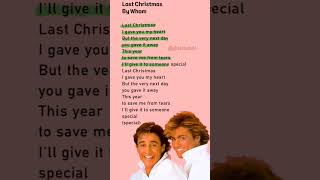 🎄Last Christmas | Wham #lyrics