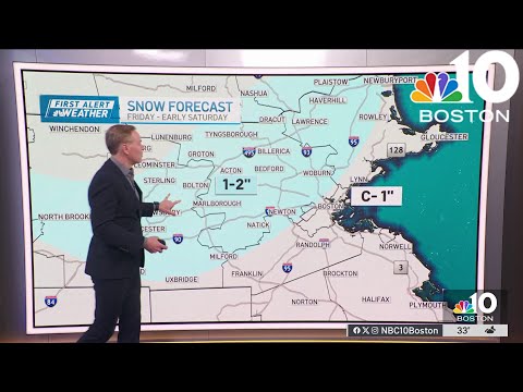 Weather forecast: Snow Friday into Saturday