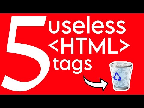 5 useless html tags | defined with its working | AR Coder •