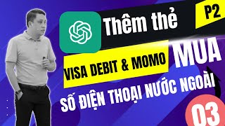 Cách Add thẻ ví momo vào app Pingme để mua số điện thoại nước ngoài tạo tk chat GPT