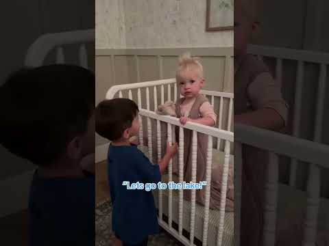 My Toddler's ADORABLE Vacation Ritual with His Sister!