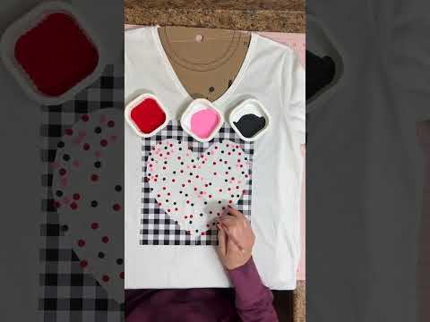 EASY DIY T-Shirts for VALENTINES DAY! Kids friendly, too! #valentinediy