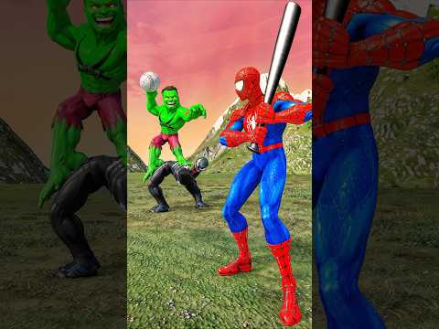 Who is Stronger? Spider-man vs Hulk Venom Thanos #gta #gtav #spiderman #funnyvideo  #homemaranha