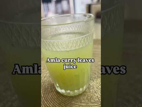 Amla curry leaves juice 🌿#homemade #muskangarg #muskangarg2909 #youtubeshorts #amlacurryleaves