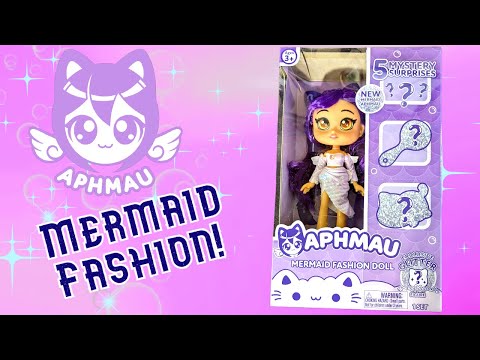 Fancy Dress and Glitter Cat | Aphmau Mermaid Fashion Mystery Surprise Doll | Adult Collector Review