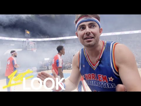 Jonathan Bennett Makes a Slam Dunk with the Harlem Globetrotters | 1st Look TV