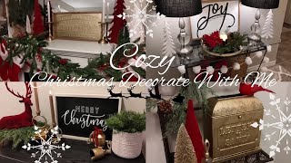 🌲🍬COZY CHRISTMAS DECORATING🍬🌲 FARMHOUSE CHRISTMAS DECORATING MARATHON🌲🍬 CHRISTMAS ON A BUDGET🌲🍬