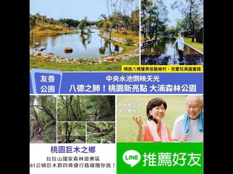 桃園大湳森林公園｜八德之肺！舊營區化身全桃最大生態綠洲，中央水池倒映天光隨手拍都是美照，順遊八塊厝民俗藝術村