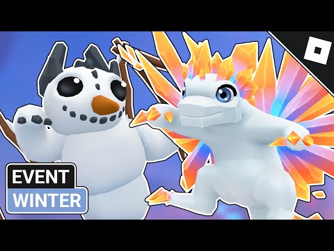 [EVENT] How to get the SNOW DRAGON & ICE CRYSTAL DRAGON PAL in the WINTER SPOTLIGHT HUB | Roblox