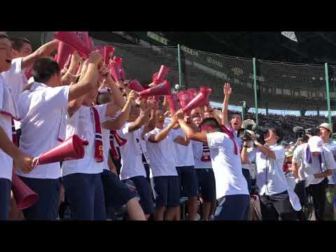 得点時の曲で踊る習志野野球部 情熱大陸応援歌あり 2019甲子園 沖縄尚学戦 習志野応援歌