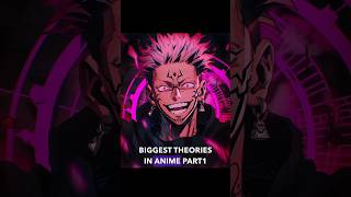 BIGGEST THEORIES IN ANIME‼️ #animeshorts #anime #animetheory