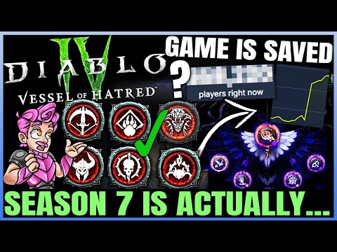 Diablo 4 - WARNING: Season 7 is... - Player Base Decline & PoE 2 Threat - Full S7 Preview Guide!