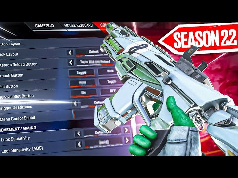 Best Controller Settings In Season 22! (Apex Legends)