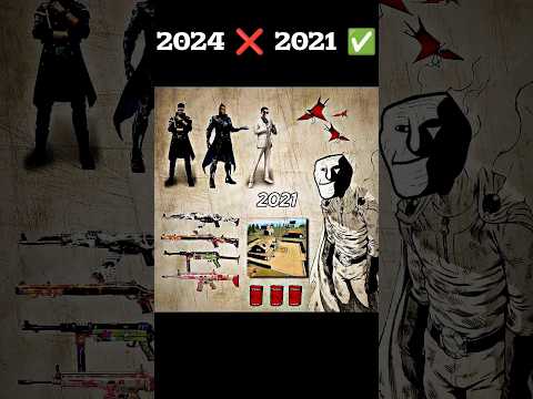 2024 ❌ 2021 ✅ || #shorts #shortsfeed #freefire #oldisgold