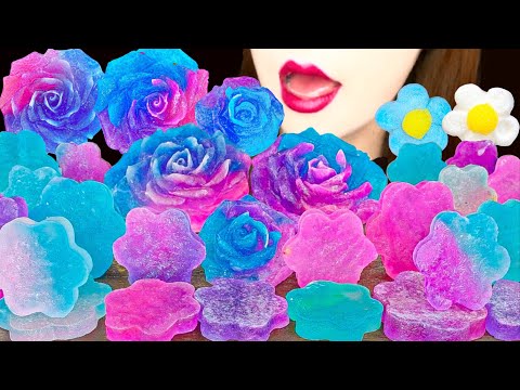 【ASMR】FLOWER KOHAKUTO 🌸 MUKBANG 먹방 食べる音 EATING SOUNDS NO TALKING