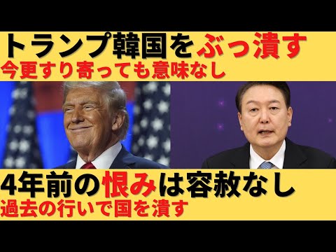 【ゆっくり解説】韓国の崩壊が確定、トランプ政権誕生で韓国の金がどぶに捨てられた