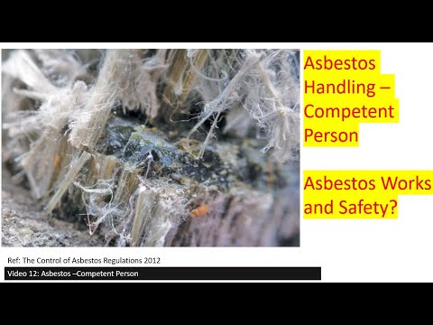 Asbestos Safety - Competent Person Requirements (Video 12)