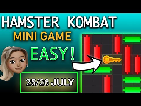 Hamster Kombat NEW Easy Solve Mini Game Challenge for KEY JULY 25/26 slowed down