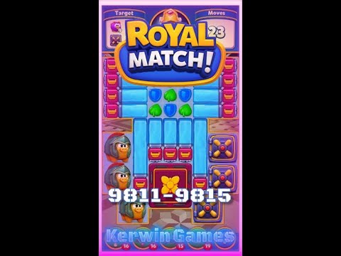 Royal Match Level 9811 9812 9813 9814 9815 - No Boosters Gameplay