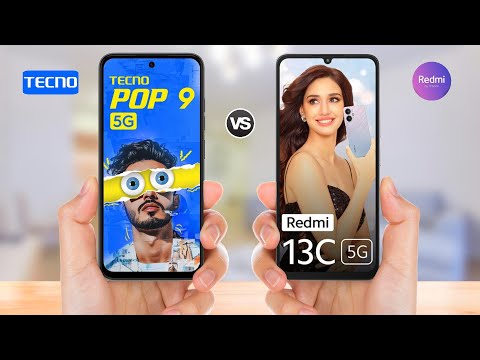 Tecno Pop 9 5g vs Redmi 13c 5g || Full Comparison