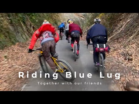 Riding Blue Lug together with our friends