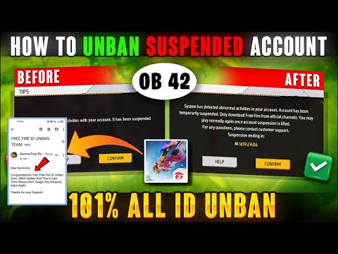 How To Recover FreeFire Suspended Account | ff Suspended Id Recover 100% | FreeFire id Unban Trick🔥