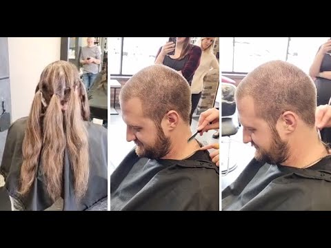 Hair Cut Transformation | Head Shave! How to Long Hair to Minimalist Buzz cut