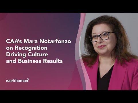 CAA's Mara Notarfonzo on recognition driving culture and business results