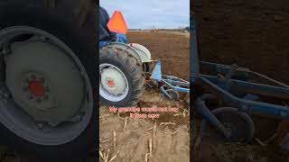 Plowing with our Ford tractor! #agriculture #farming #fordtractor #farmlife #tractor #farm