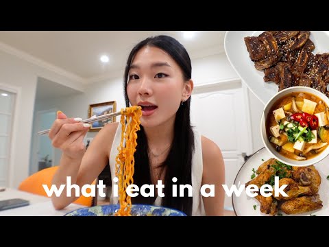 what i eat in a week │ (simple homemade recipes)