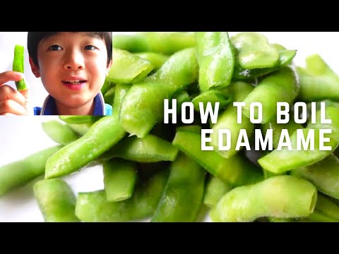 How to boil salted edamame beans deliciously | 枝豆のおいしいゆで方