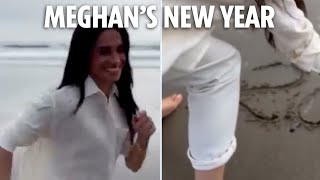 Meghan's video shows she's positive for 2025 - it says 'I'm here, look at me and what I'm doing'