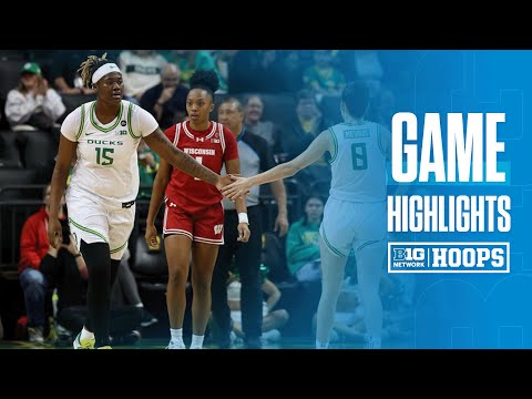 Wisconsin at Oregon | Highlights | Big Ten Women's Basketball | 01/04/2025