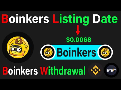 Boinkers Airdrop Listing Date | Boink Token Withdrawal | Boinkers Airdrop update |#crypto  #yescoin