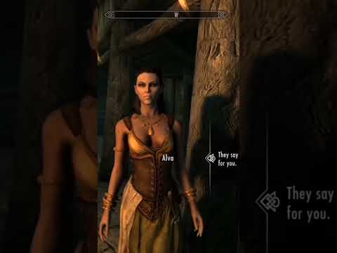 Did You Know This About Alva? ❤️ | Skyrim #shorts