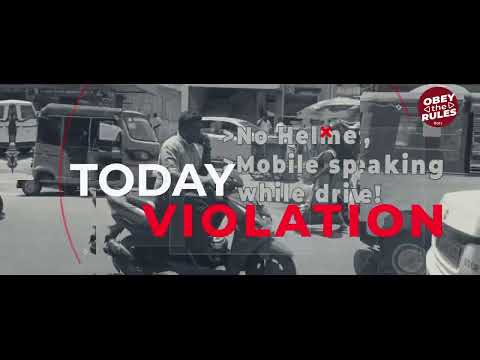 TODAY VIOLATION 17 | Protect Your Ride : Helmets On for a Safer Journey | #obeytherules #otr