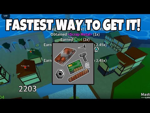 Fastest Way to get SCRAP METAL - Blox Fruits