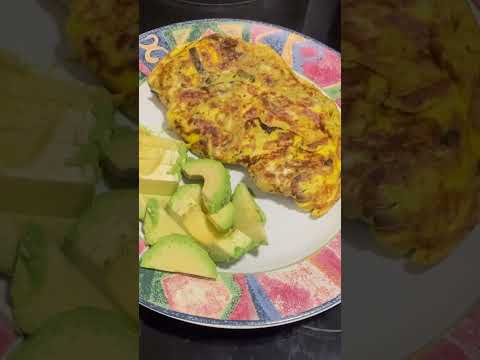 Eggplant Breakfast Omelette #breakfast #omelette #food #cookingchannel