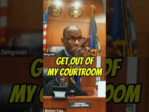 Judge Simpson Get Out Of My Courtroom NOW! #judgesimpson #court #courtroom #cases #karen #justice