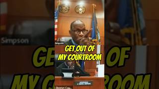 Judge Simpson Get Out Of My Courtroom NOW! #judgesimpson #court #courtroom #cases #karen #justice