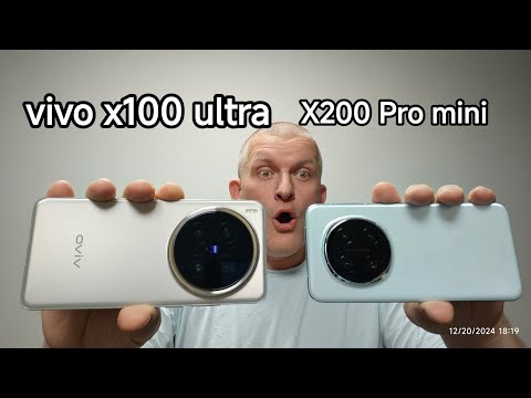 Vivo x200 pro mini vs x100 ultra. Side by side camera comparison